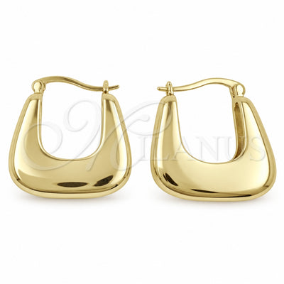 Oro Laminado Small Hoop, Gold Filled Style Polished, Golden Finish, 02.195.0419.24