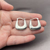 White Gold Filled Small Hoop, Polished, Rhodium Finish, 02.195.0419.1.24