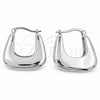 White Gold Filled Small Hoop, Polished, Rhodium Finish, 02.195.0419.1.24