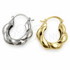 Oro Laminado Small Hoop, Gold Filled Style Polished, Golden Finish, 02.195.0421.25