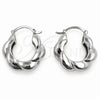 White Gold Filled Small Hoop, Polished, Rhodium Finish, 02.195.0421.1.25