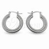 White Gold Filled Small Hoop, Polished, Rhodium Finish, 02.195.0422.1.25