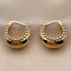 Oro Laminado Small Hoop, Gold Filled Style Polished, Golden Finish, 02.195.0424.25