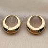 Oro Laminado Huggie Hoop, Gold Filled Style Polished, Golden Finish, 02.195.0171.20