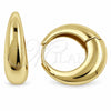 Oro Laminado Huggie Hoop, Gold Filled Style Polished, Golden Finish, 02.195.0171.20
