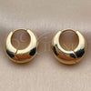 Oro Laminado Huggie Hoop, Gold Filled Style Polished, Golden Finish, 02.195.0171.17