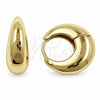 Oro Laminado Huggie Hoop, Gold Filled Style Polished, Golden Finish, 02.195.0171.17