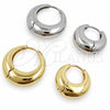 White Gold Filled Huggie Hoop, Polished, Rhodium Finish, 02.195.0171.1.17