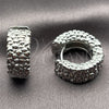 White Gold Filled Huggie Hoop, Polished, Rhodium Finish, 02.195.0452.1.20