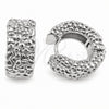 White Gold Filled Huggie Hoop, Polished, Rhodium Finish, 02.195.0452.1.20