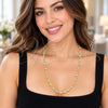 Oro Laminado Basic Necklace, Gold Filled Style Mariner Design, Diamond Cutting Finish, Tricolor, 04.213.0348.1.24 (04 MM Thickness, 24 Inches Length)