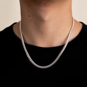 Sterling silver curb link chain, 22 inches — main product view — SKU GD200.22