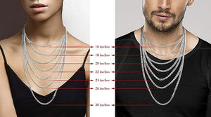 Sterling silver curb link chain, 26 inches — main product view — SKU GD200.26