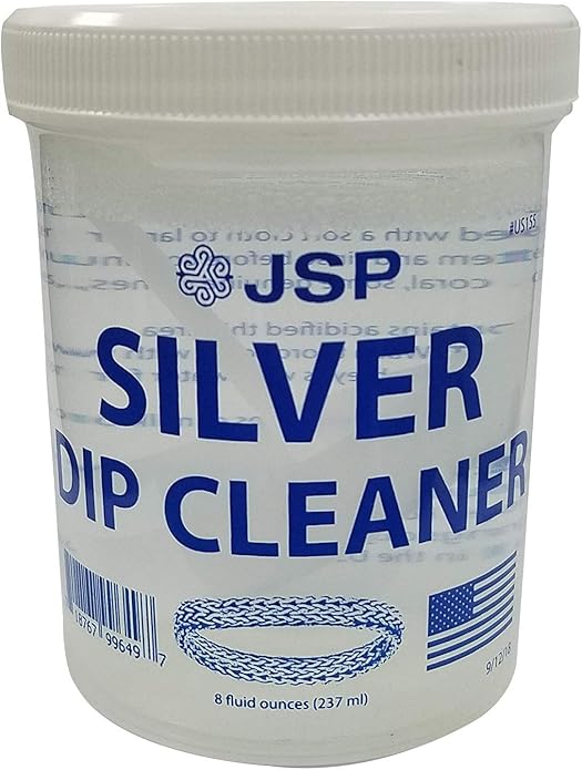 JSP silver jewelry dip cleaner solution — main product view — SKU US155-8onz.