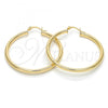 Oro Laminado Medium Hoop, Gold Filled Style Hollow Design, Polished, Golden Finish, 5.134.022.40