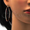 Oro Laminado Large Hoop, Gold Filled Style Polished, Golden Finish, 5.134.006.50