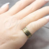 Stainless Steel Mens Ring, Polished, Golden Finish, 01.63.0636.11