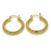 Oro Laminado Small Hoop, Gold Filled Style Polished, Golden Finish, 5.158.033.25
