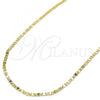 Oro Laminado Basic Necklace, Gold Filled Style Polished, Golden Finish, 04.213.0096.22