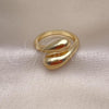 Oro Laminado Elegant Ring, Gold Filled Style Chunky Design, Polished, Golden Finish, 01.163.0002