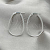 Sterling Silver Medium Hoop, Polished, Silver Finish, 02.389.0098.30