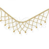Oro Laminado Fancy Necklace, Gold Filled Style Ball Design, Polished, Golden Finish, 5.011.008