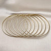 Oro Laminado Semanario Bangle, Gold Filled Style Polished, Golden Finish, 5.232.002.05.5