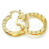 Oro Laminado Small Hoop, Gold Filled Style Polished, Golden Finish, 02.170.0199.1.25