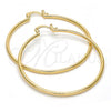 Oro Laminado Medium Hoop, Gold Filled Style Polished, Golden Finish, 5.134.007.45