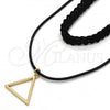 Oro Laminado Fancy Necklace, Gold Filled Style Choker Design, Polished, Golden Finish, 04.215.0015.12