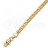 Gold Tone Basic Necklace, Mariner Design, Polished, Golden Finish, 04.242.0032.30GT