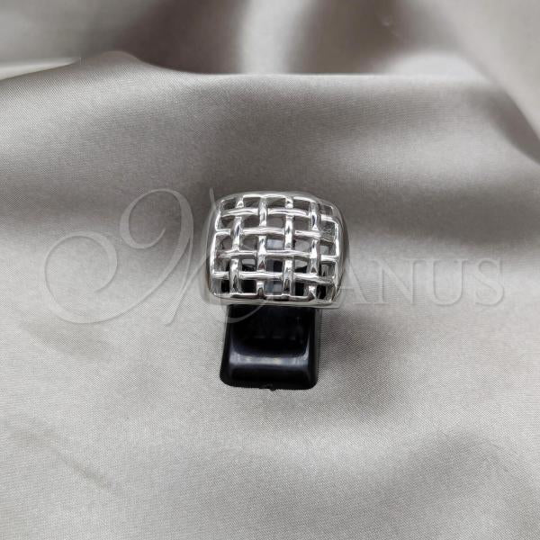 Stainless Steel Mens Ring, Polished, Steel Finish, 01.63.0669.06