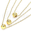 Oro Laminado Pendant Necklace, Gold Filled Style Polished, Golden Finish, 04.179.0007.16