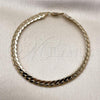 Oro Laminado Basic Bracelet, Gold Filled Style Polished, Golden Finish, 04.319.0013.08