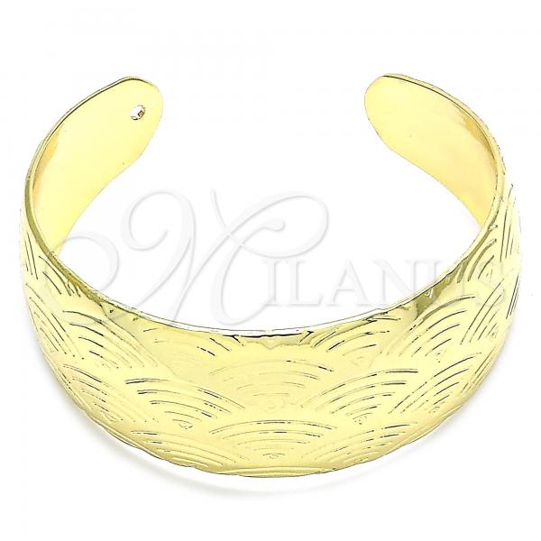 Oro Laminado Individual Bangle, Gold Filled Style Polished, Golden Finish, 07.101.0021.3