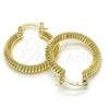 Oro Laminado Small Hoop, Gold Filled Style Polished, Golden Finish, 5.158.033.25