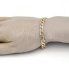 Oro Laminado Basic Bracelet, Gold Filled Style Polished, Golden Finish, 04.63.1362.08