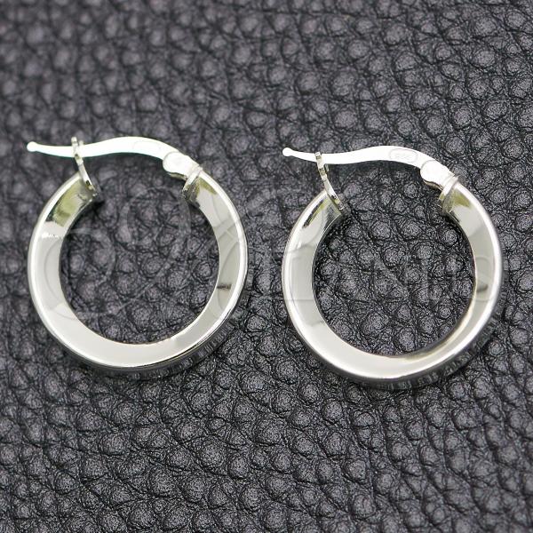 Sterling Silver Small Hoop, Polished, Silver Finish, 02.389.0099.15