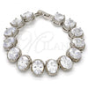 Rhodium Plated Tennis Bracelet, with White Cubic Zirconia, Rhodium Finish, 03.210.0010.1.07