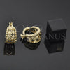 Oro Laminado Small Hoop, Gold Filled Style Filigree Design, Polished, Golden Finish, 5.153.050