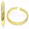 Oro Laminado Large Hoop, Gold Filled Style Polished, Golden Finish, 02.261.0046.60