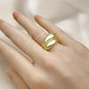 Oro Laminado Elegant Ring, Gold Filled Style Polished, Golden Finish, 01.341.0147