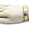 Stainless Steel Solid Bracelet, Polished, Golden Finish, 03.114.0380.1.08