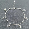 Sterling Silver Charm Bracelet, Dolphin and Ball Design, Polished, Silver Finish, 03.395.0017.07