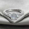 Sterling Silver Wedding Ring, with White Cubic Zirconia, Polished, Silver Finish, 01.398.0023.06