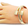 Oro Laminado Individual Bangle, Gold Filled Style Polished, Golden Finish, 07.422.0002.05