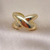 Oro Laminado Elegant Ring, Gold Filled Style Polished, Golden Finish, 01.213.0043