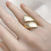 Oro Laminado Elegant Ring, Gold Filled Style Polished, Golden Finish, 01.60.0016