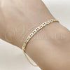 Oro Laminado Basic Bracelet, Gold Filled Style Mariner Design, Polished, Golden Finish, 5.222.024.09
