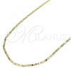 Oro Laminado Basic Necklace, Gold Filled Style Polished, Golden Finish, 04.213.0051.22
